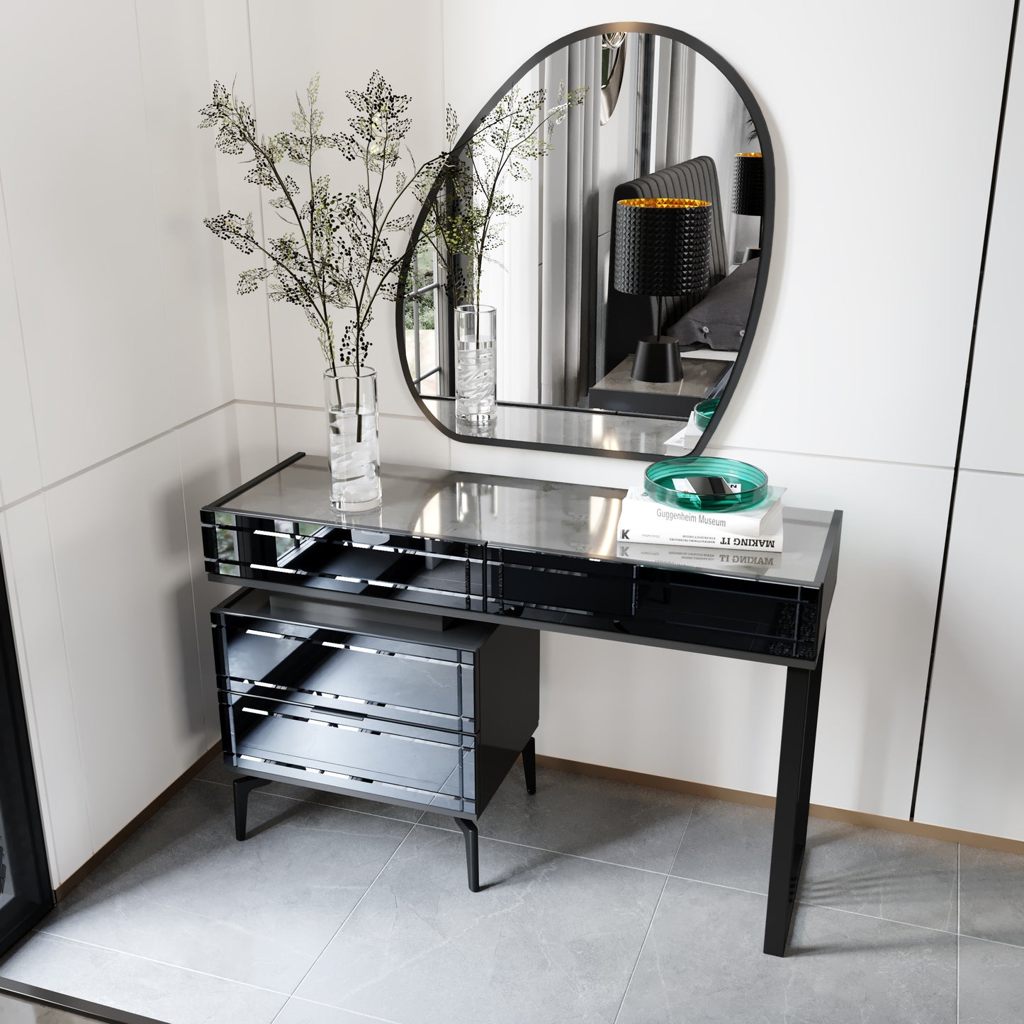 BEYOGLU [ANTHRACITE] CORNER BEDROOM SET