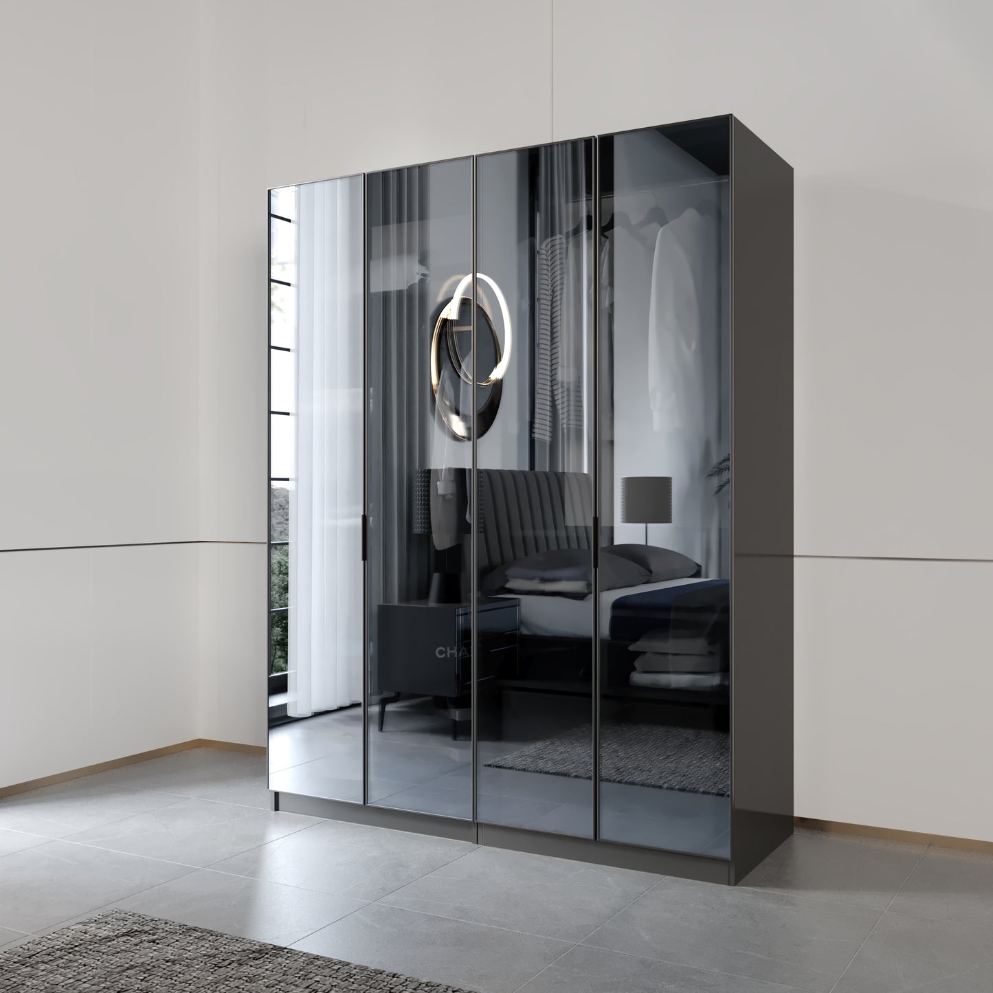 BEYOGLU [ANTHRACITE] BEDROOM SET