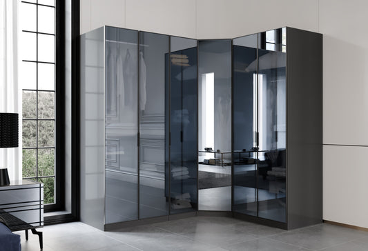 BEYOGLU [ANTHRACITE] CORNER BEDROOM SET