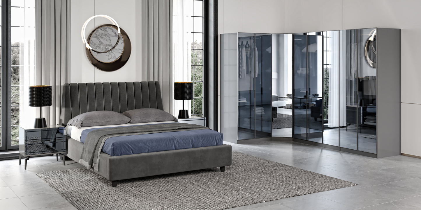 BEYOGLU [ANTHRACITE] CORNER BEDROOM SET