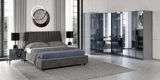 BEYOGLU [ANTHRACITE] CORNER BEDROOM SET