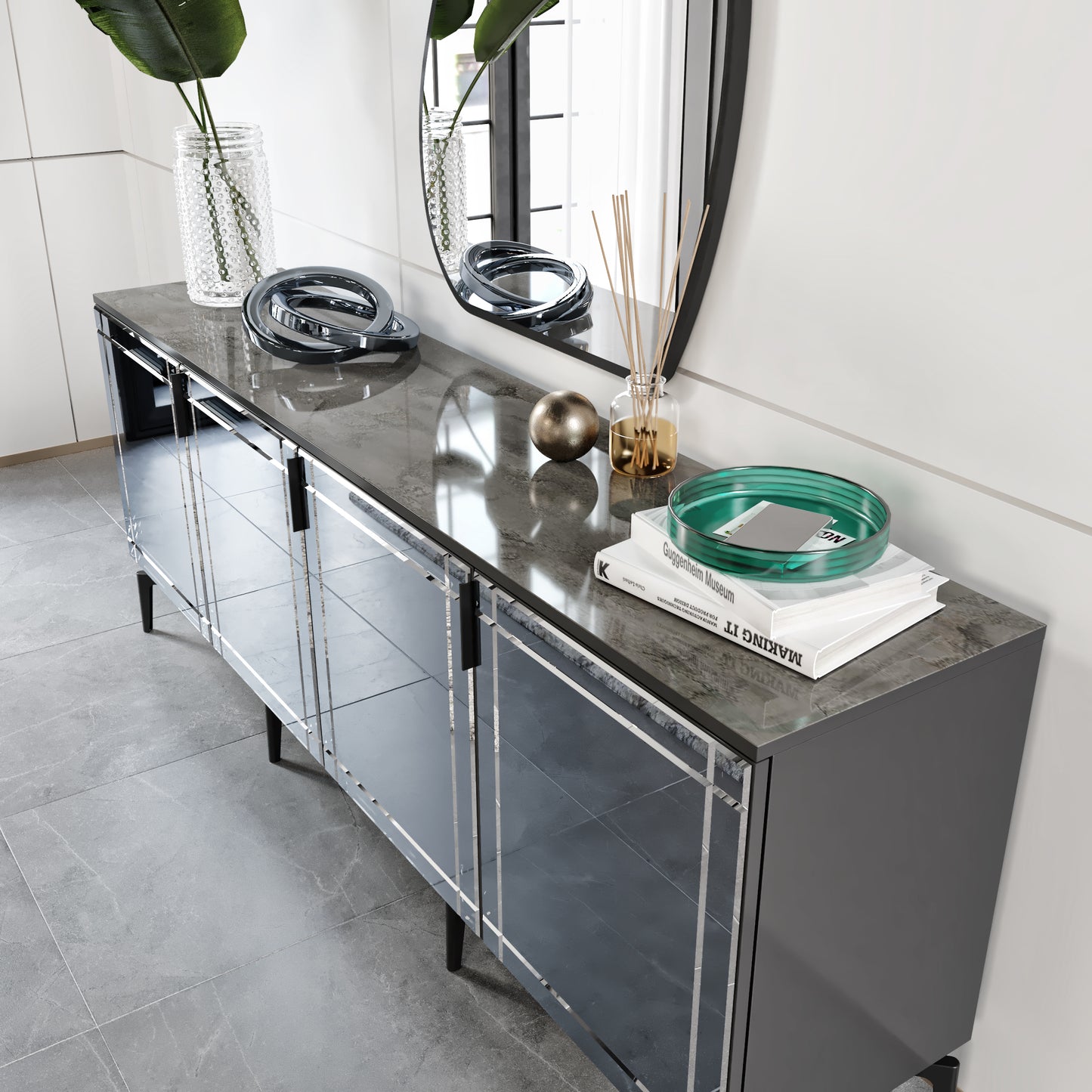 BEYOGLU [ANTHRACITE] DINING ROOM SET