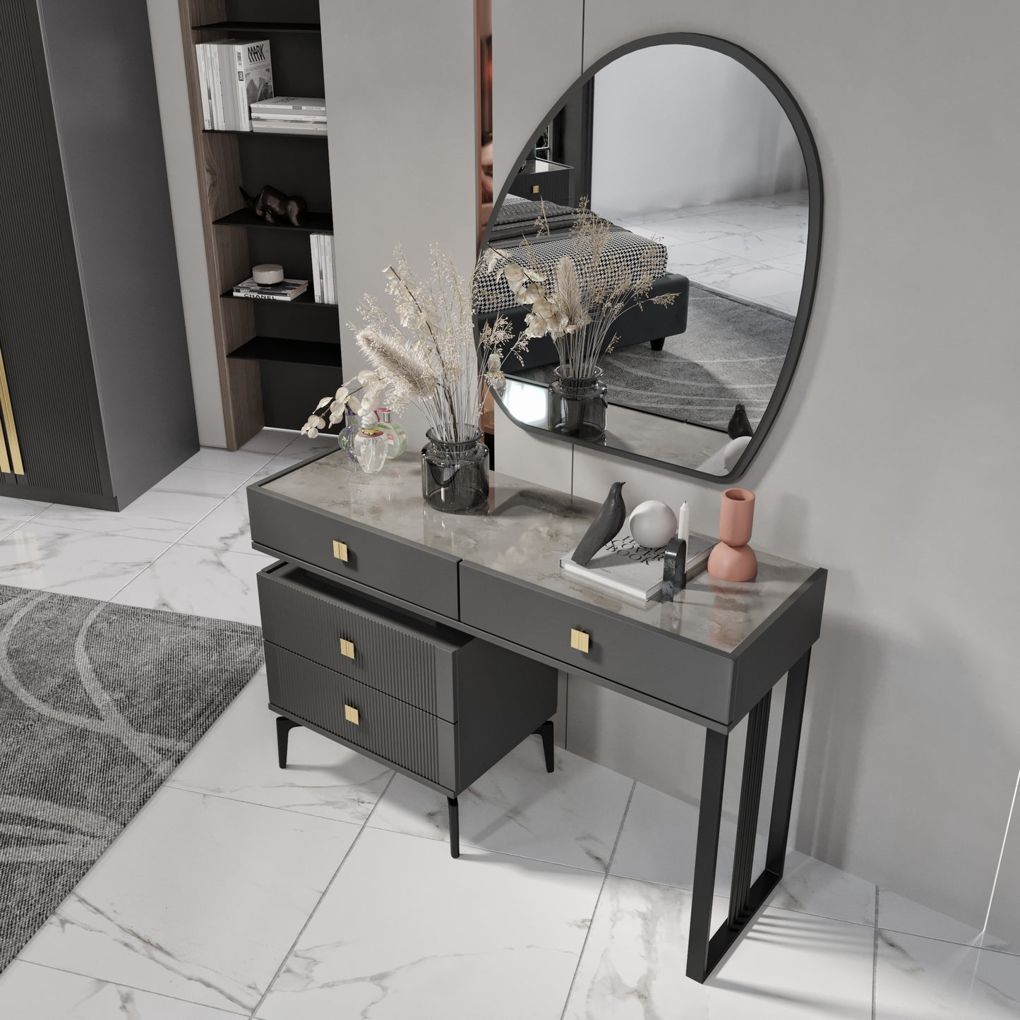 ÇATALCA CORNER BEDROOM SET