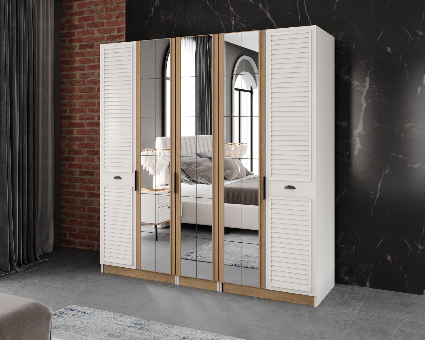 DRAGOS CORNER BEDROOM SET