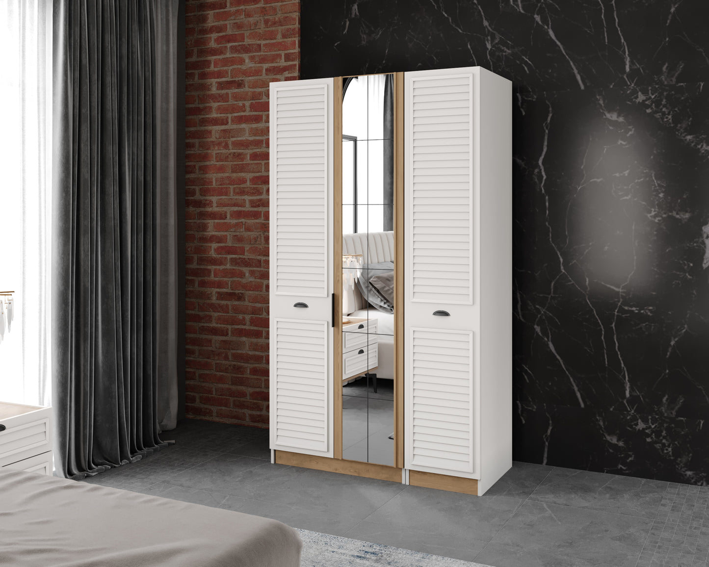 DRAGOS CORNER BEDROOM SET