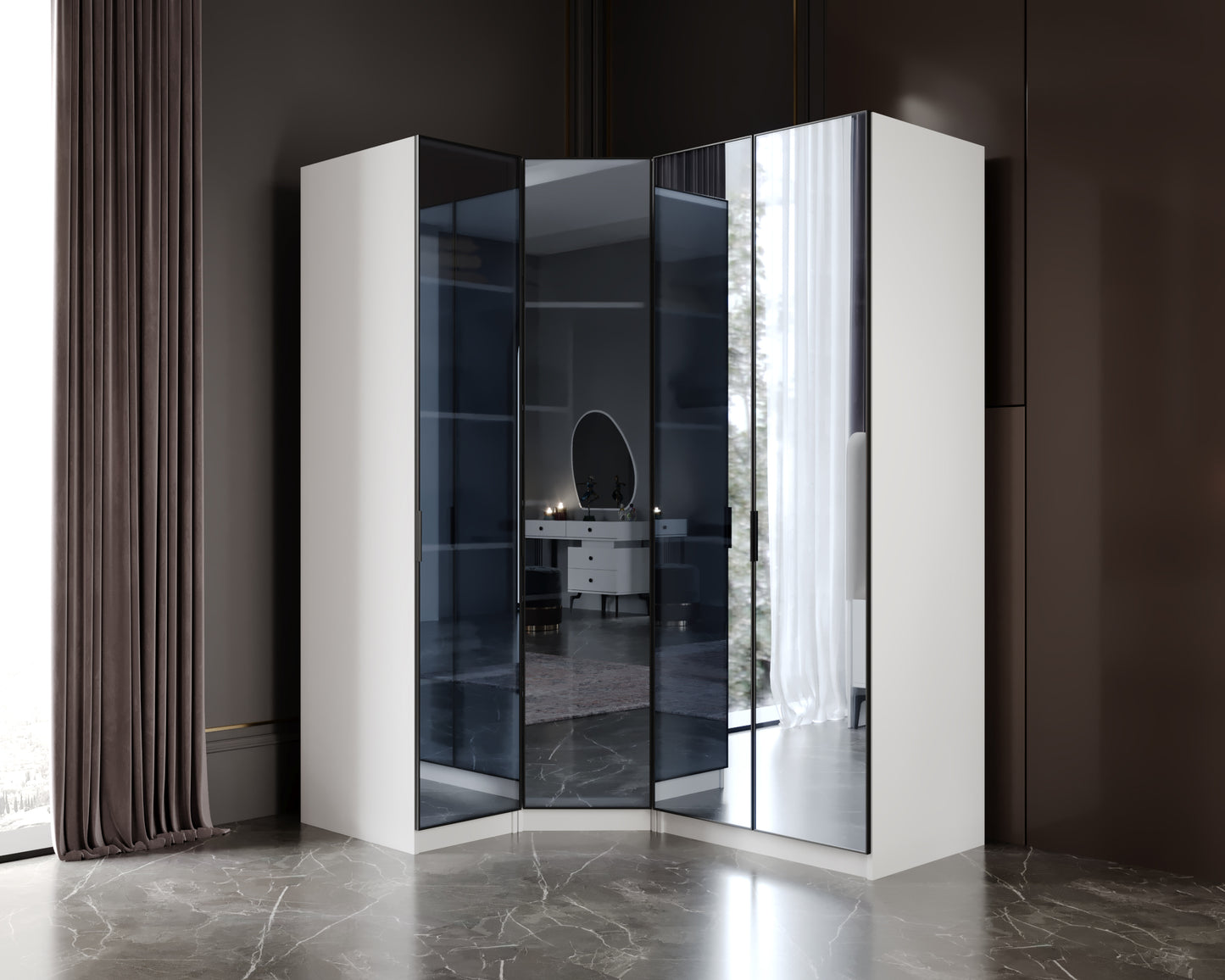 İSTİNYE CORNER BEDROOM SET