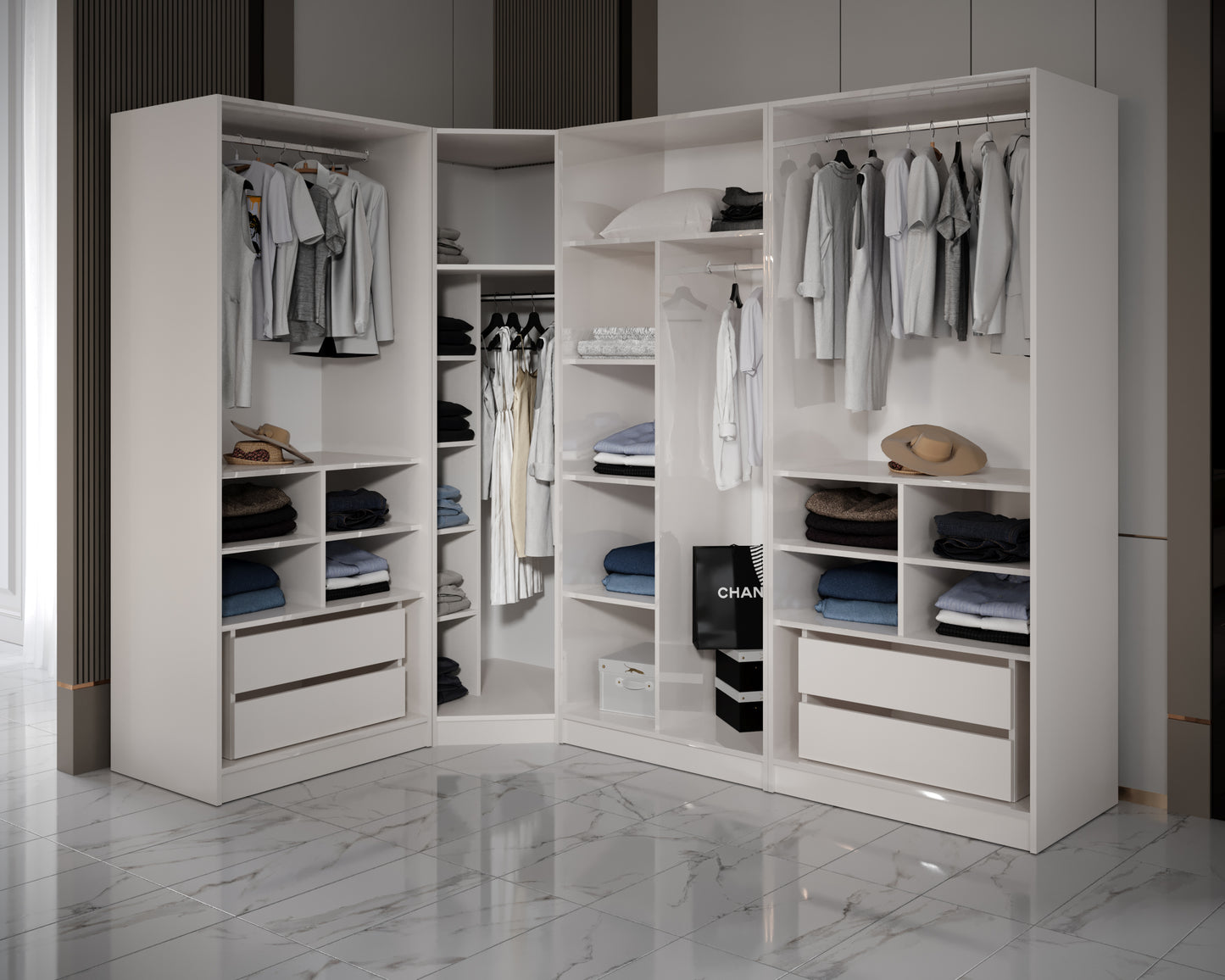 MODA CORNER BEDROOM SET