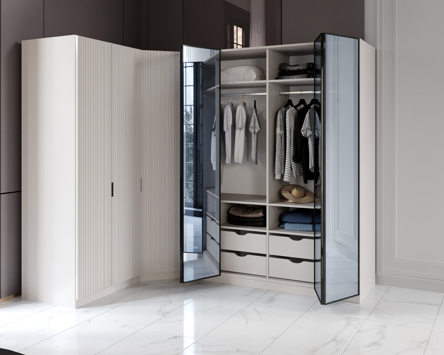 RIVA CORNER BEDROOM SET