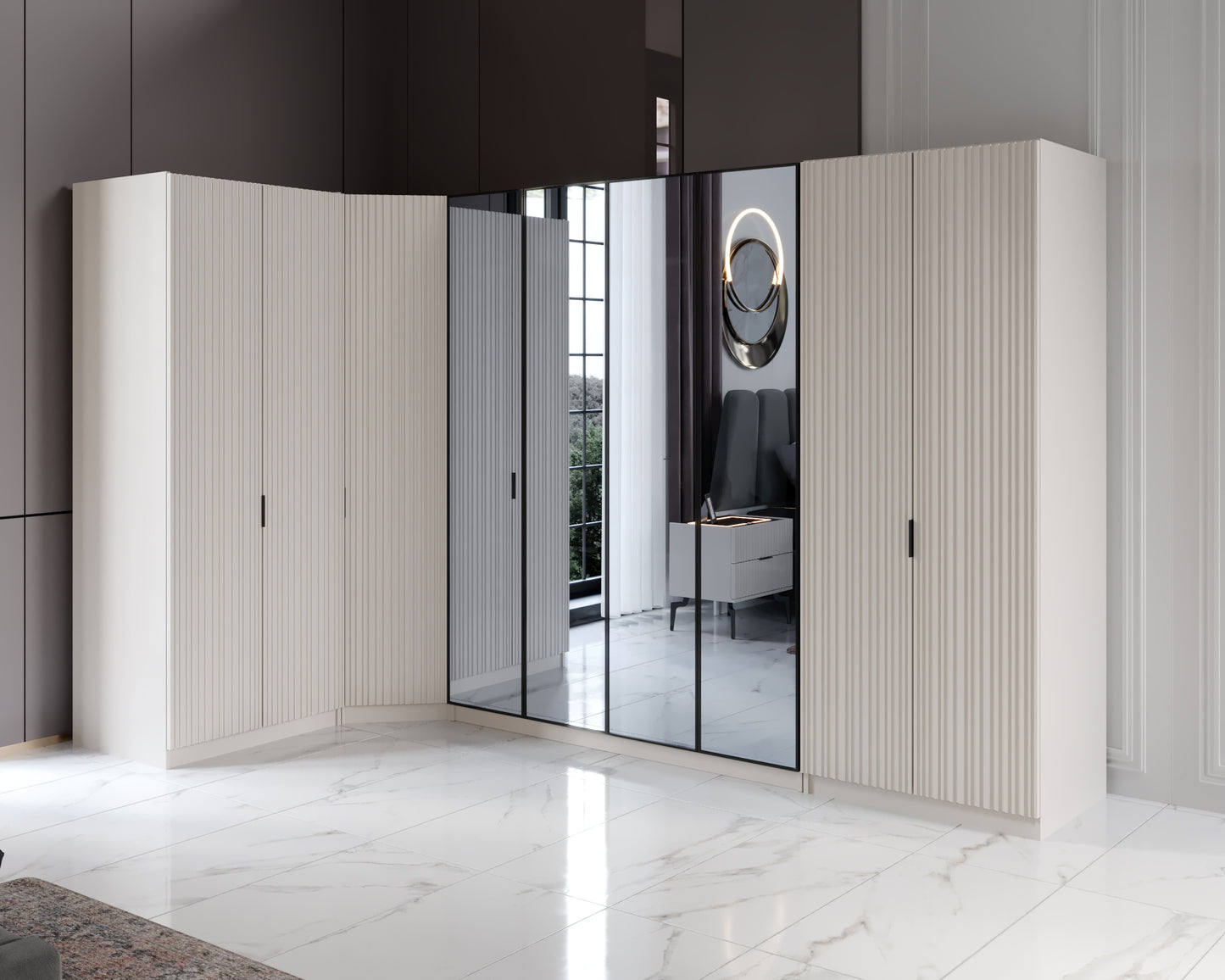 RIVA CORNER BEDROOM SET