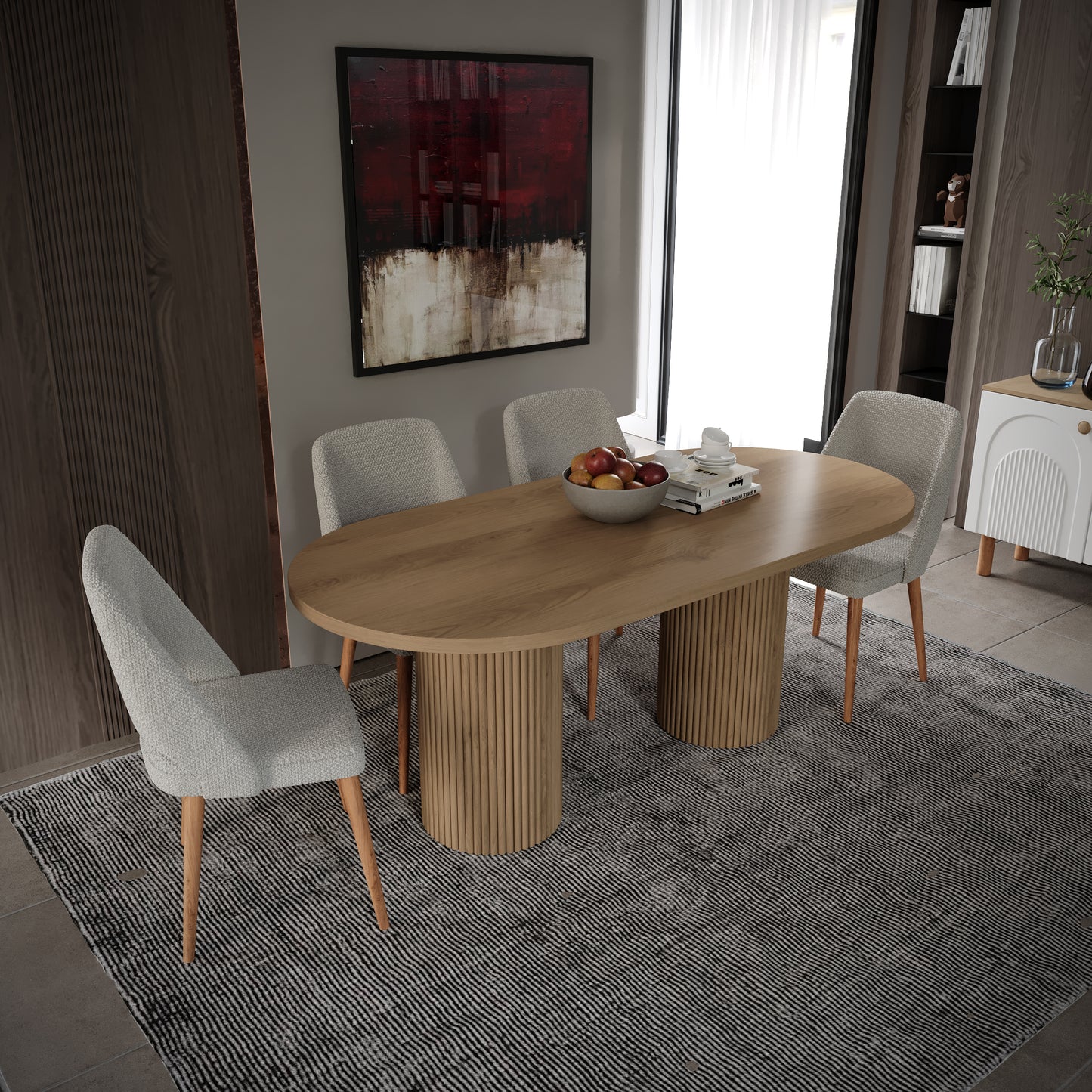 BOHEM ŞİLE DINING ROOM SET