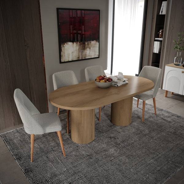 BOHEM ŞİLE YEMEK ODASI TAKIMI