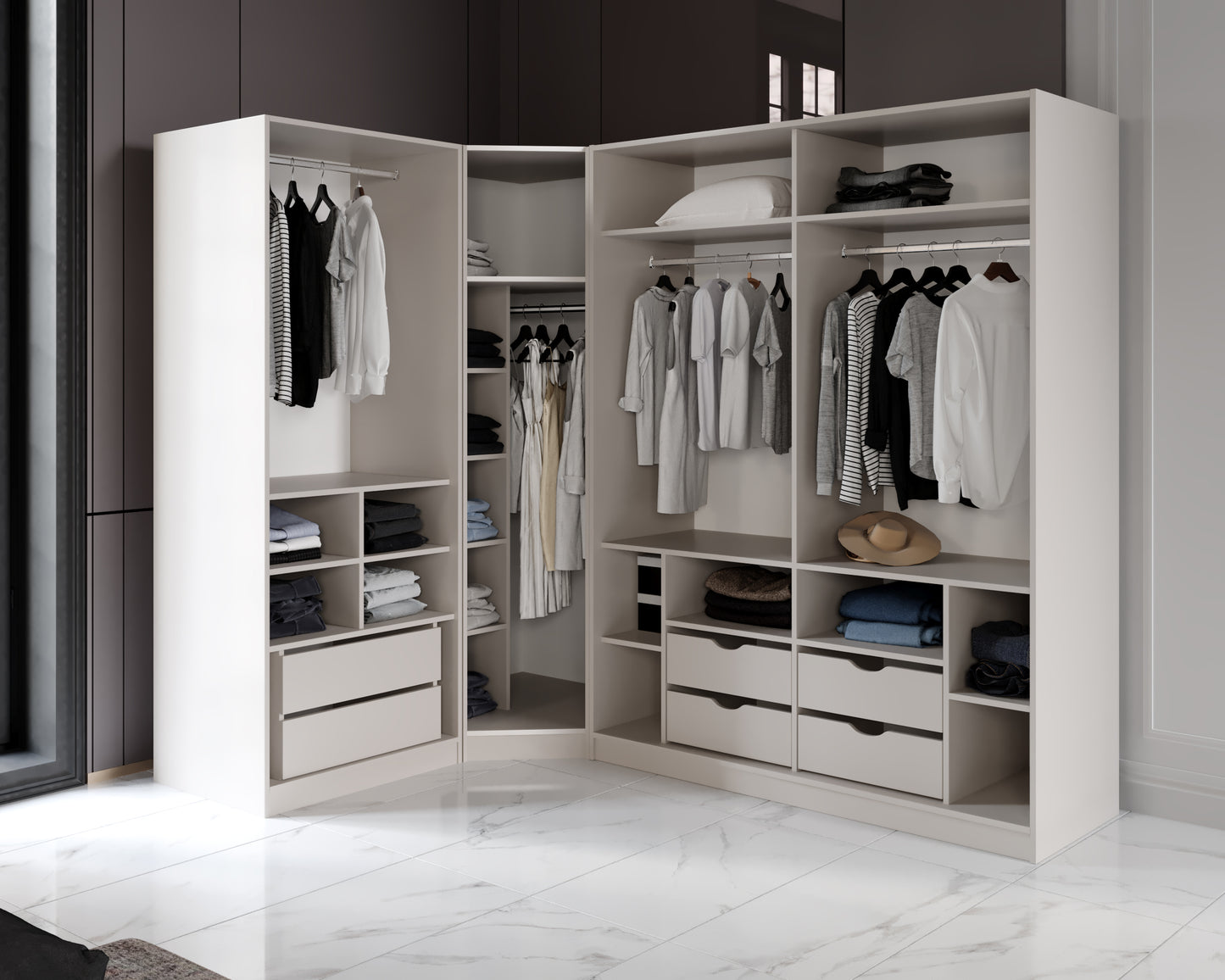 SILIVRI CORNER BEDROOM SET