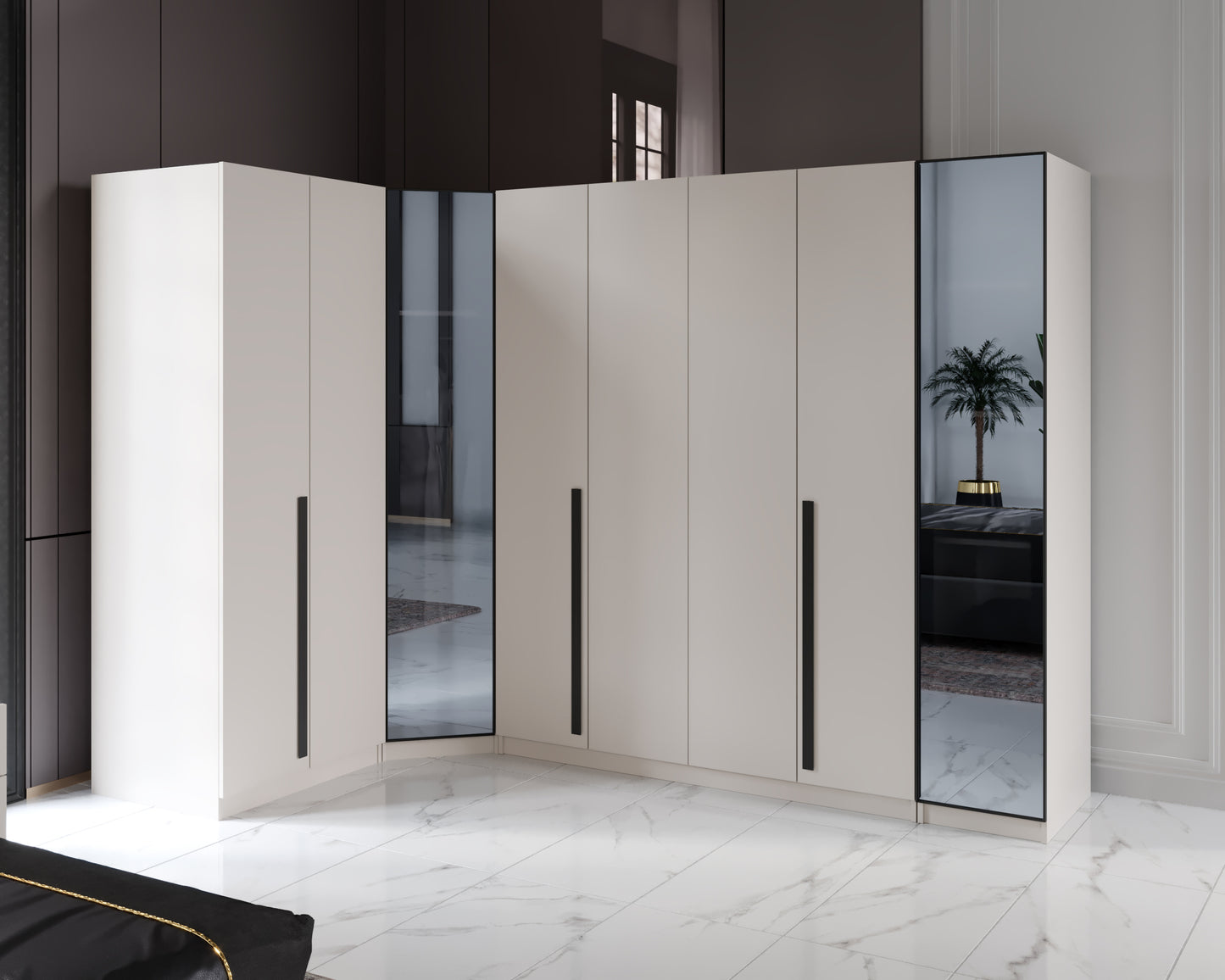 SILIVRI CORNER BEDROOM SET