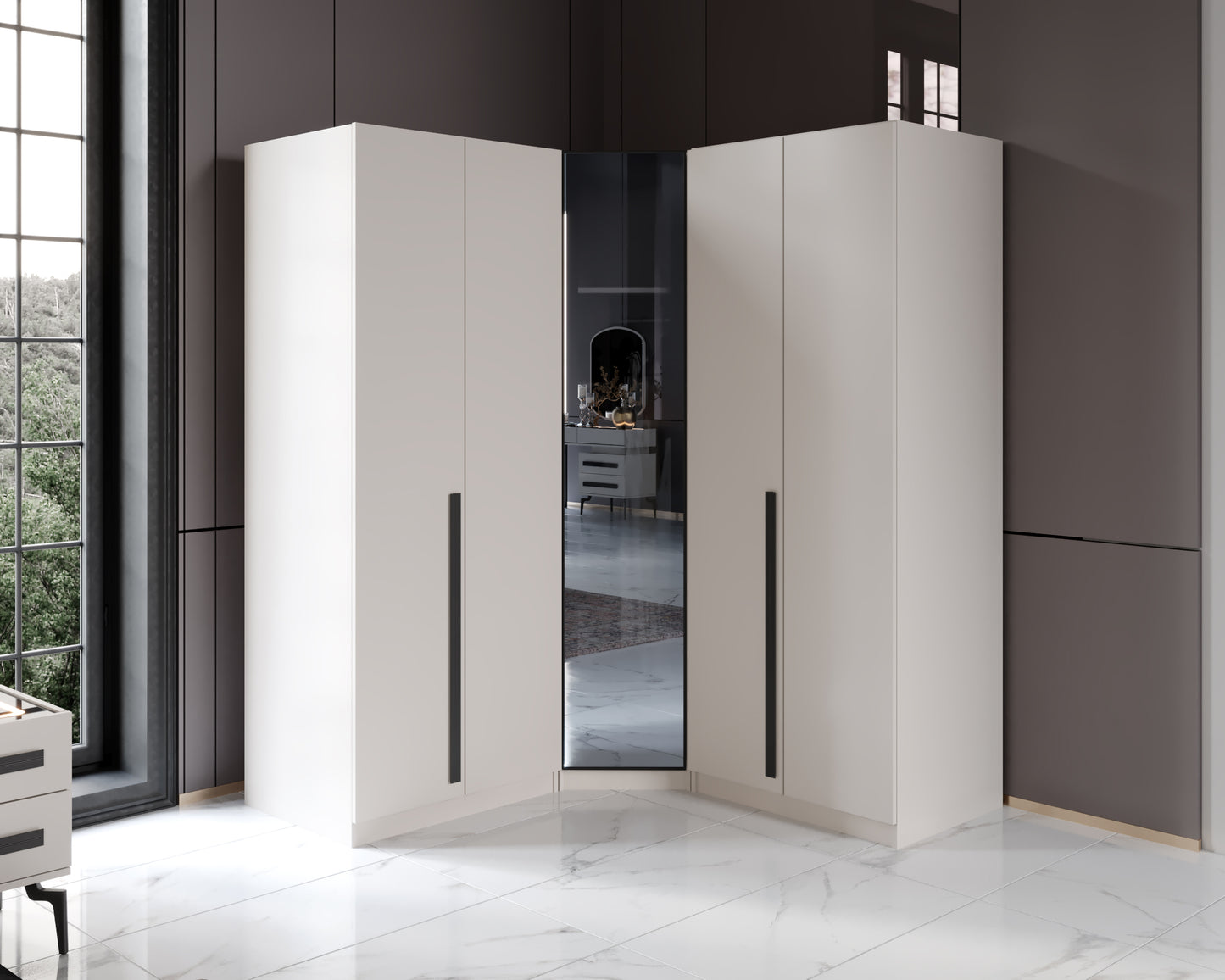 SILIVRI CORNER BEDROOM SET