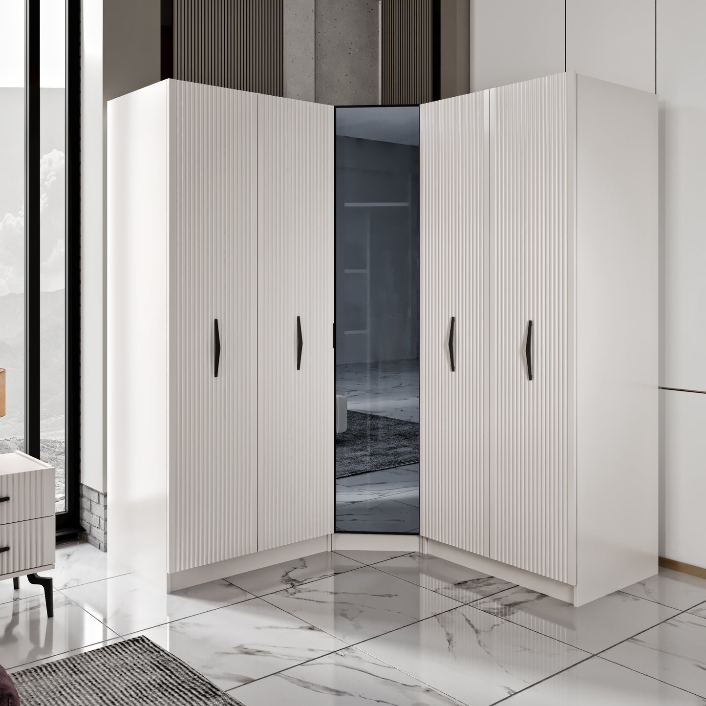 ÜMRANİYE CORNER BEDROOM SET