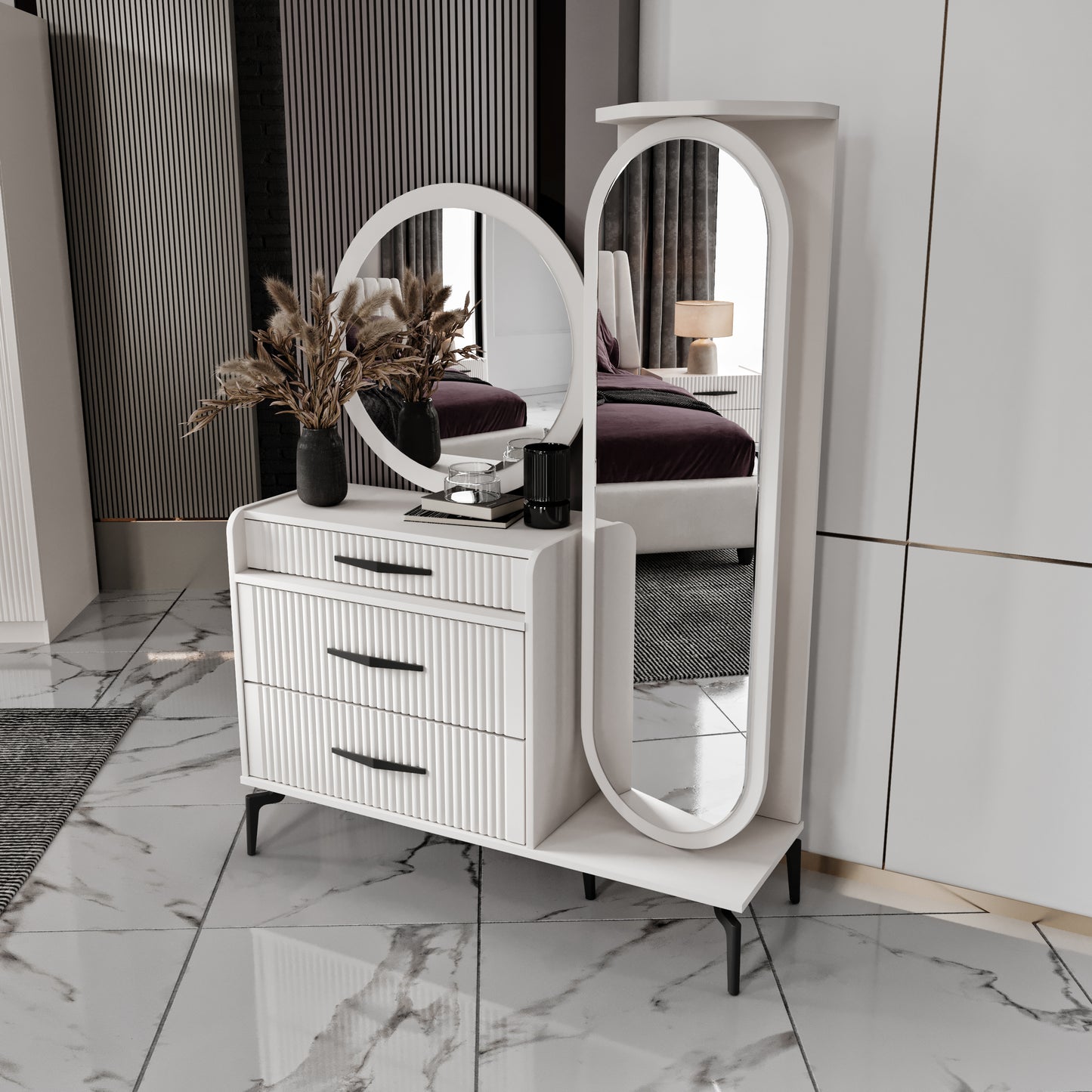 ÜMRANİYE CORNER BEDROOM SET