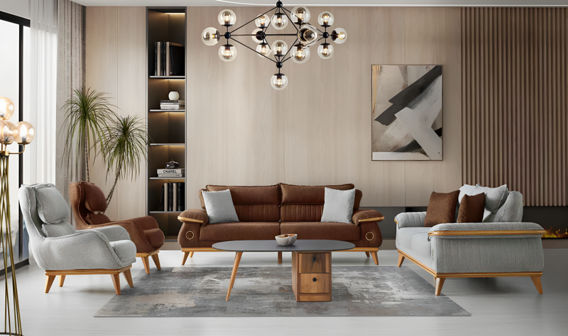 TESLA CEVIZ KOLTUK TAKIMI 1