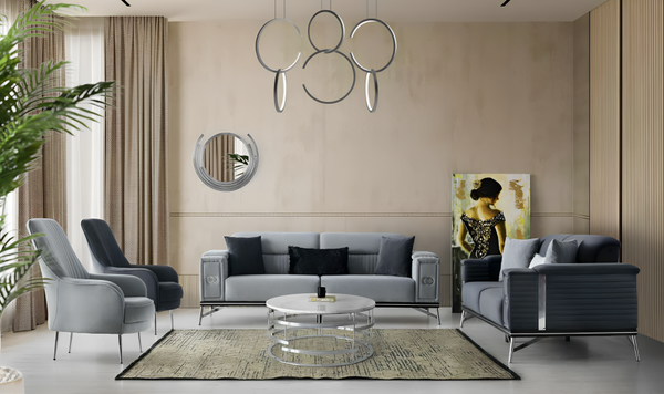 GUCCİ METAL AYAK KOLTUK TAKIMI