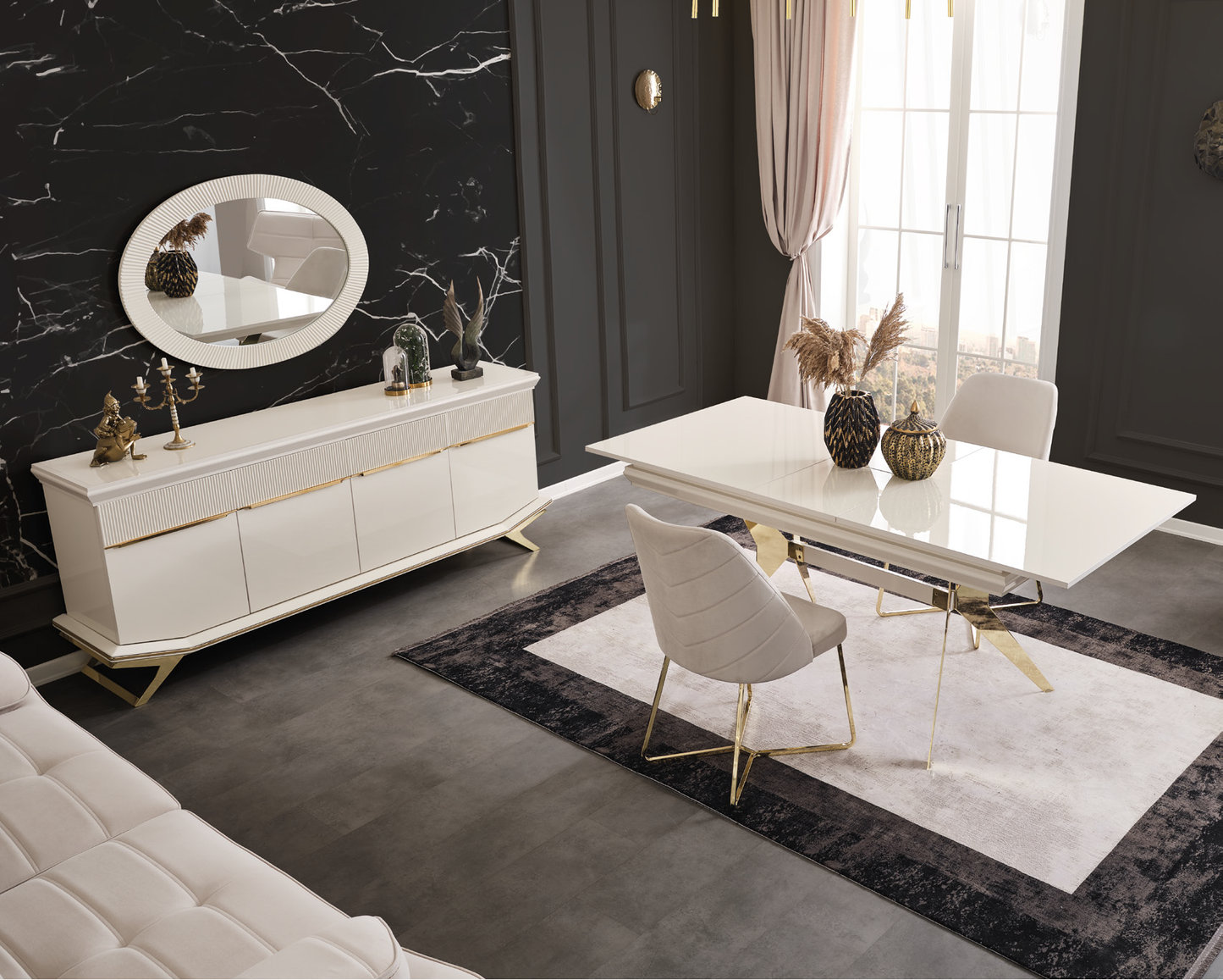 ANGEL [GOLD] DINING ROOM SET