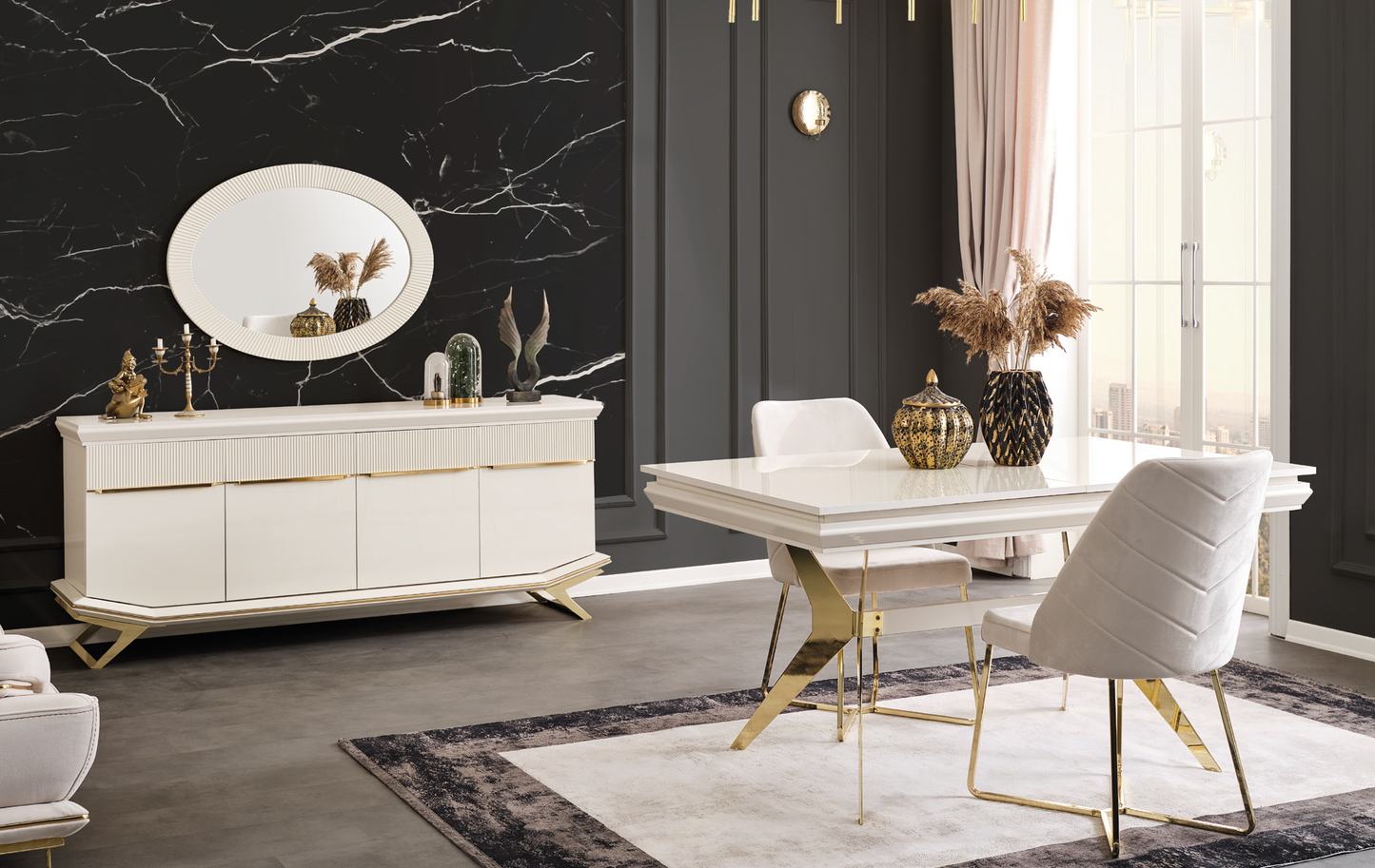 ANGEL [GOLD] DINING ROOM SET