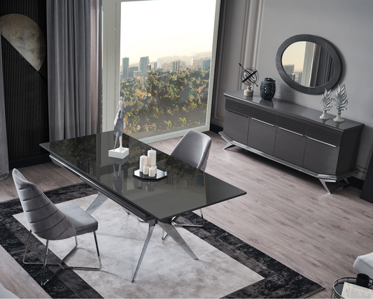 ASYA [SILVER] DINING ROOM SET