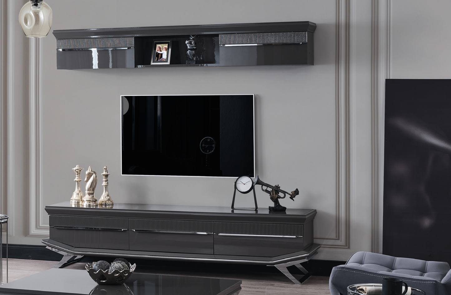 ASYA [SILVER] DINING ROOM SET