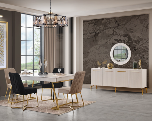BEYKOZ [WHITE] DINING ROOM SET