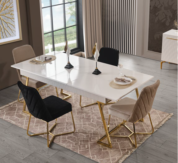 BEYKOZ [WHITE] DINING ROOM SET