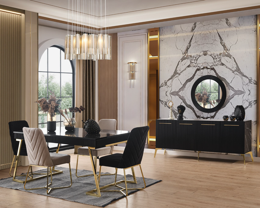 BEYKOZ [BLACK] DINING ROOM SET