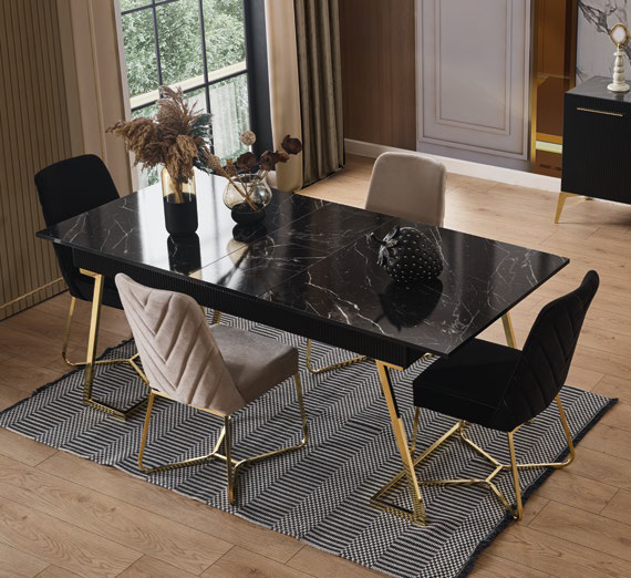 BEYKOZ [BLACK] DINING ROOM SET