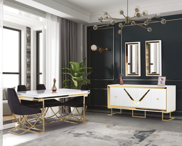 FULYA [BEYAZ] YEMEK ODASI TAKIMI