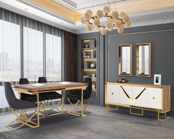 FULYA [CEVİZ-AYTAŞI] YEMEK ODASI TAKIMI