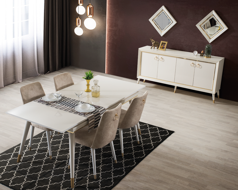 İNCİ YEMEK ODASI TAKIMI