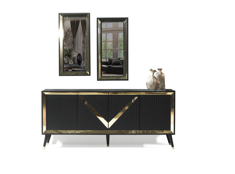 LOFT [SİYAH] YEMEK ODASI TAKIMI