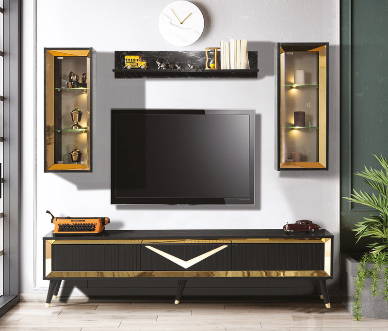 LOFT [SİYAH] YEMEK ODASI TAKIMI