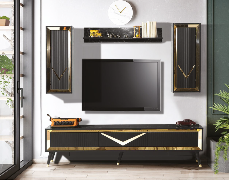 LOFT [SİYAH] YEMEK ODASI TAKIMI