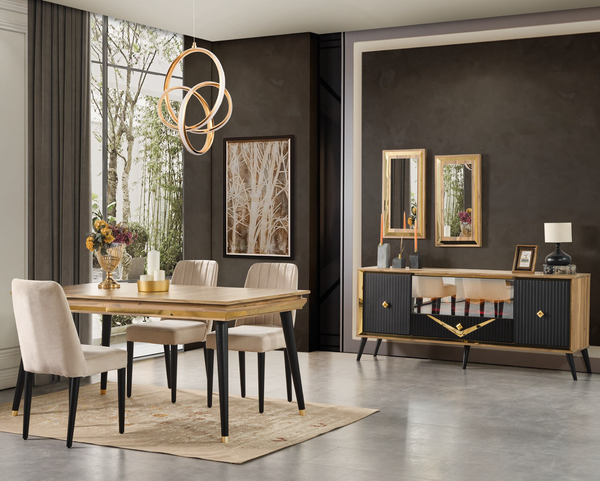 LOFT [CEVİZ] YEMEK ODASI TAKIMI