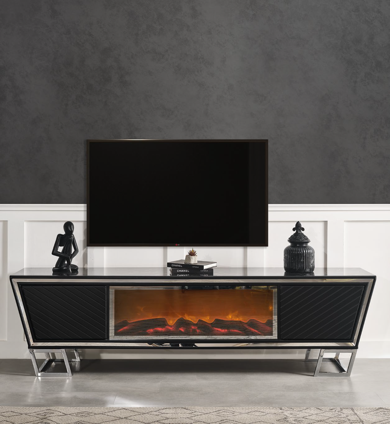 LOTUS [AYAKLI SİYAH] YEMEK ODASI TAKIMI