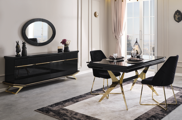 MASARATİ [GOLD] YEMEK ODASI TAKIMI