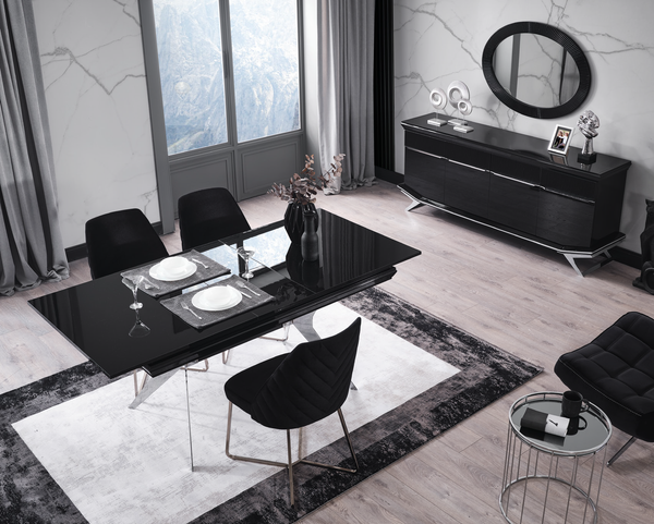 MASARATİ [GÜMÜŞ] YEMEK ODASI TAKIMI