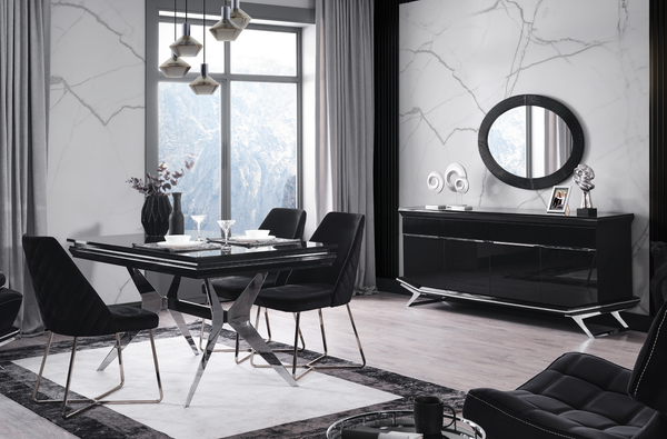 MASARATİ [GÜMÜŞ] YEMEK ODASI TAKIMI