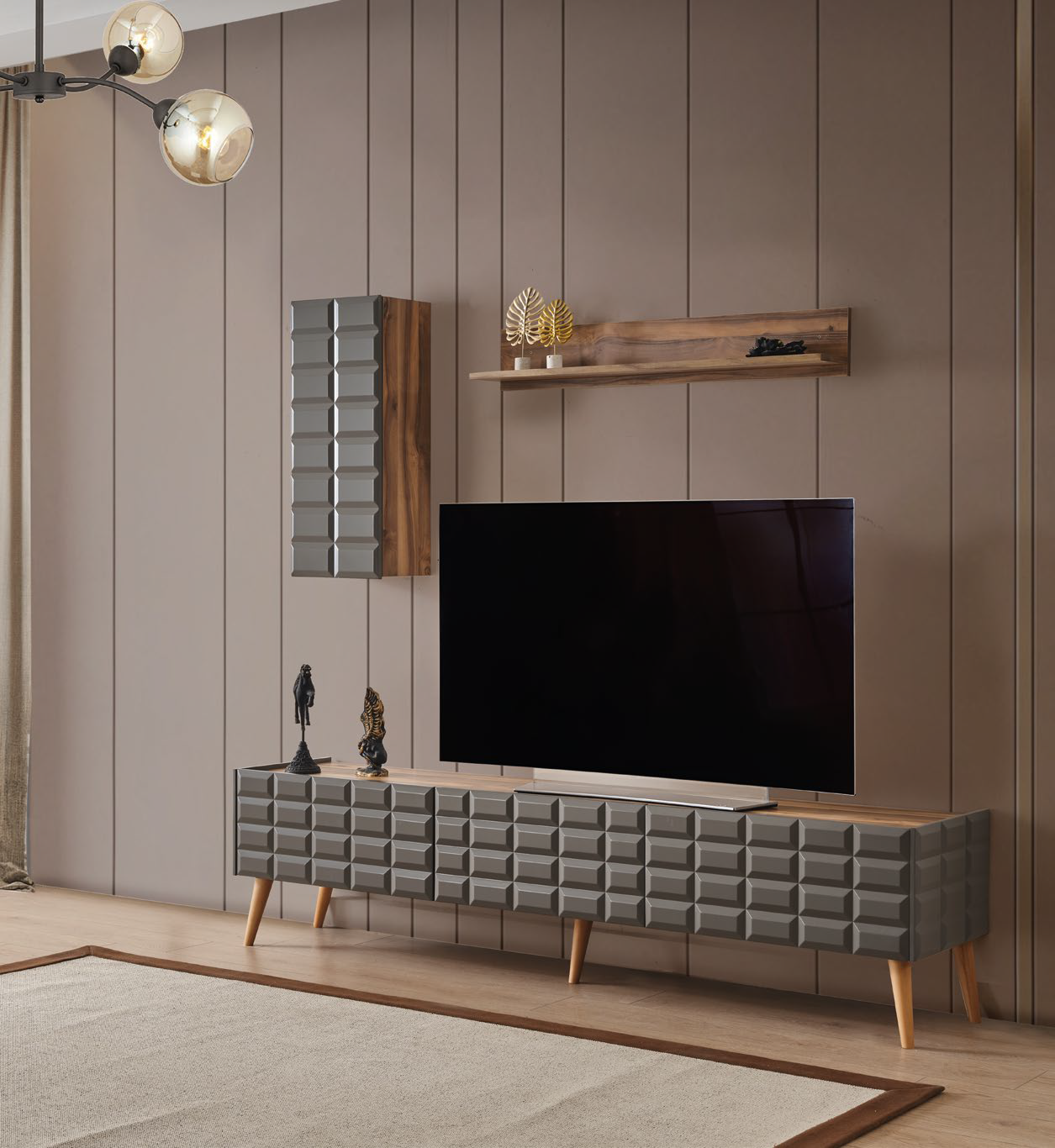 RIVA [WALNUT] DINING ROOM SET