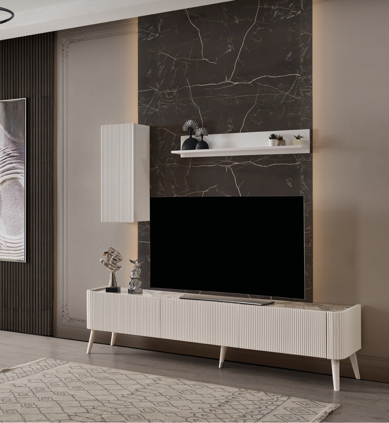 ŞİLE [WHITE] DINING ROOM SET