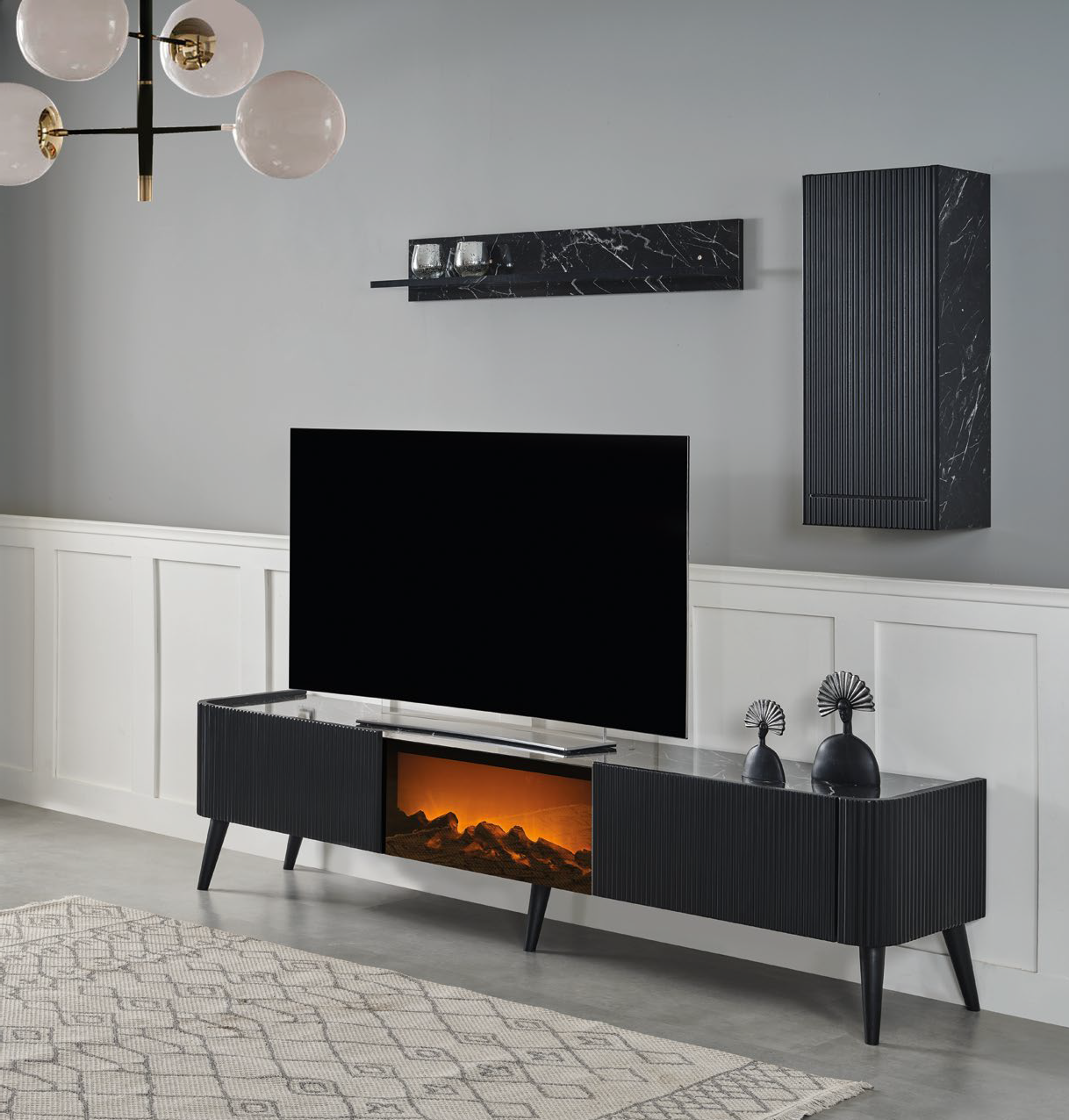 ŞİLE [BLACK] DINING ROOM SET