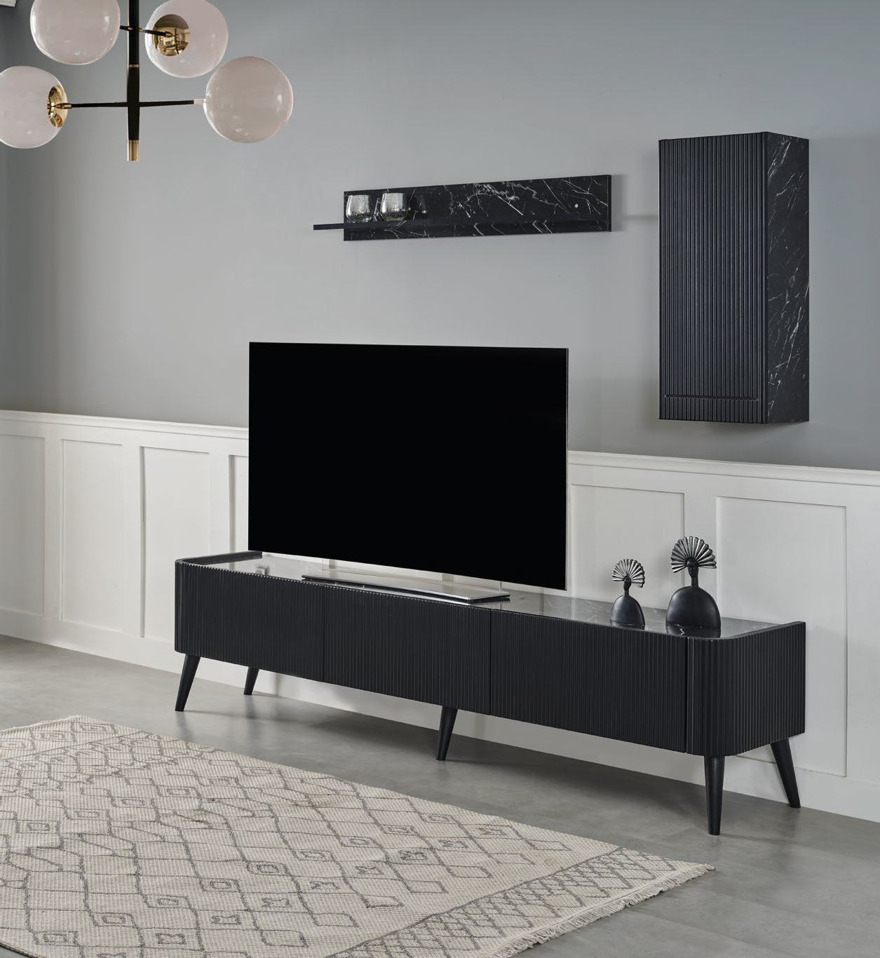 ŞİLE [BLACK] DINING ROOM SET