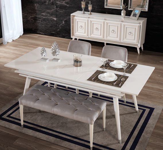 ZEN [BEYAZ] YEMEK ODASI TAKIMI