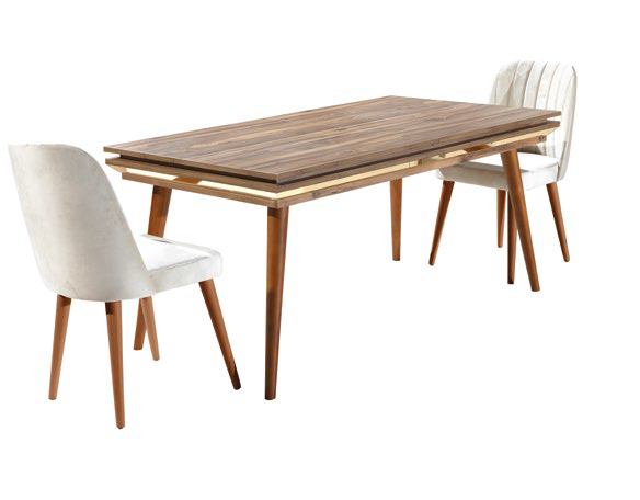 ZEN [CEVİZ] YEMEK ODASI TAKIMI