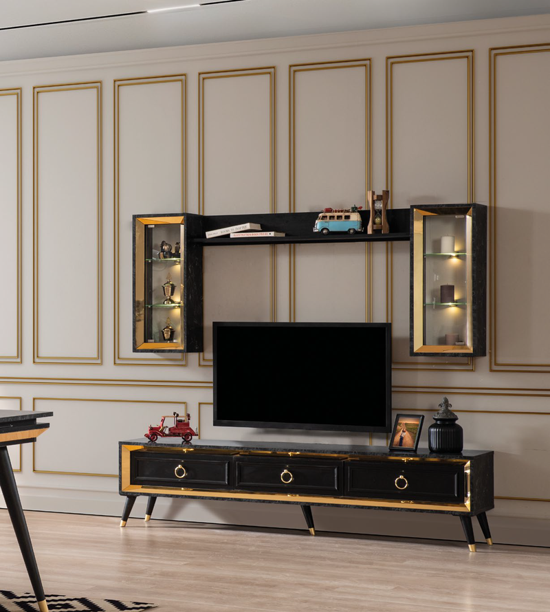 ZEN [SİYAH] YEMEK ODASI TAKIMI